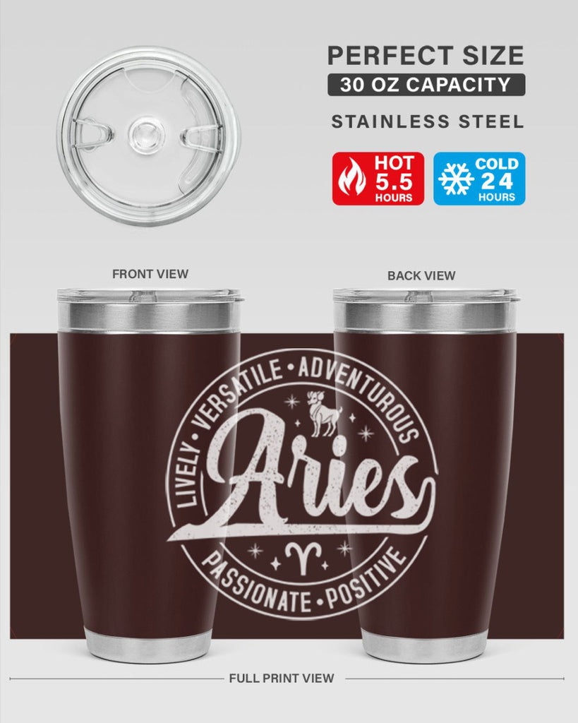 Aries 103#- zodiac- Tumbler