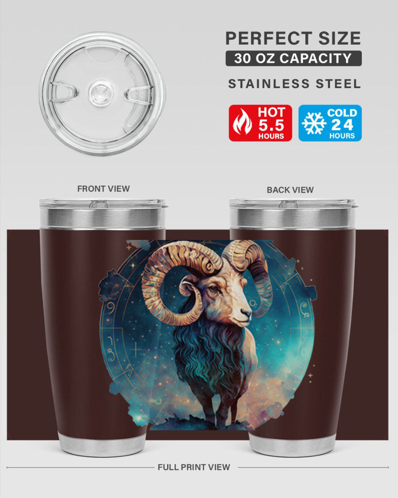 Aries 92#- zodiac- Tumbler