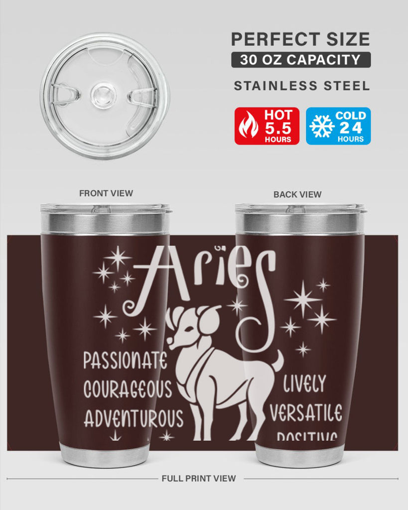 Aries 99#- zodiac- Tumbler