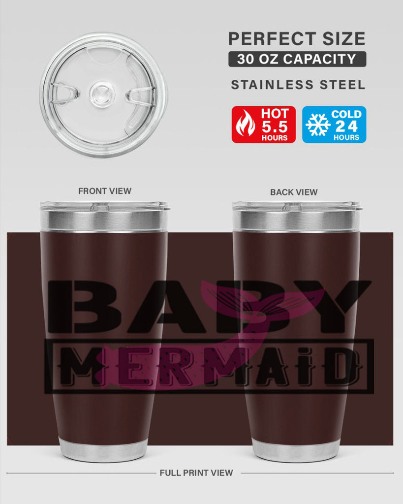 Baby mermaid 29#- mermaid- Tumbler