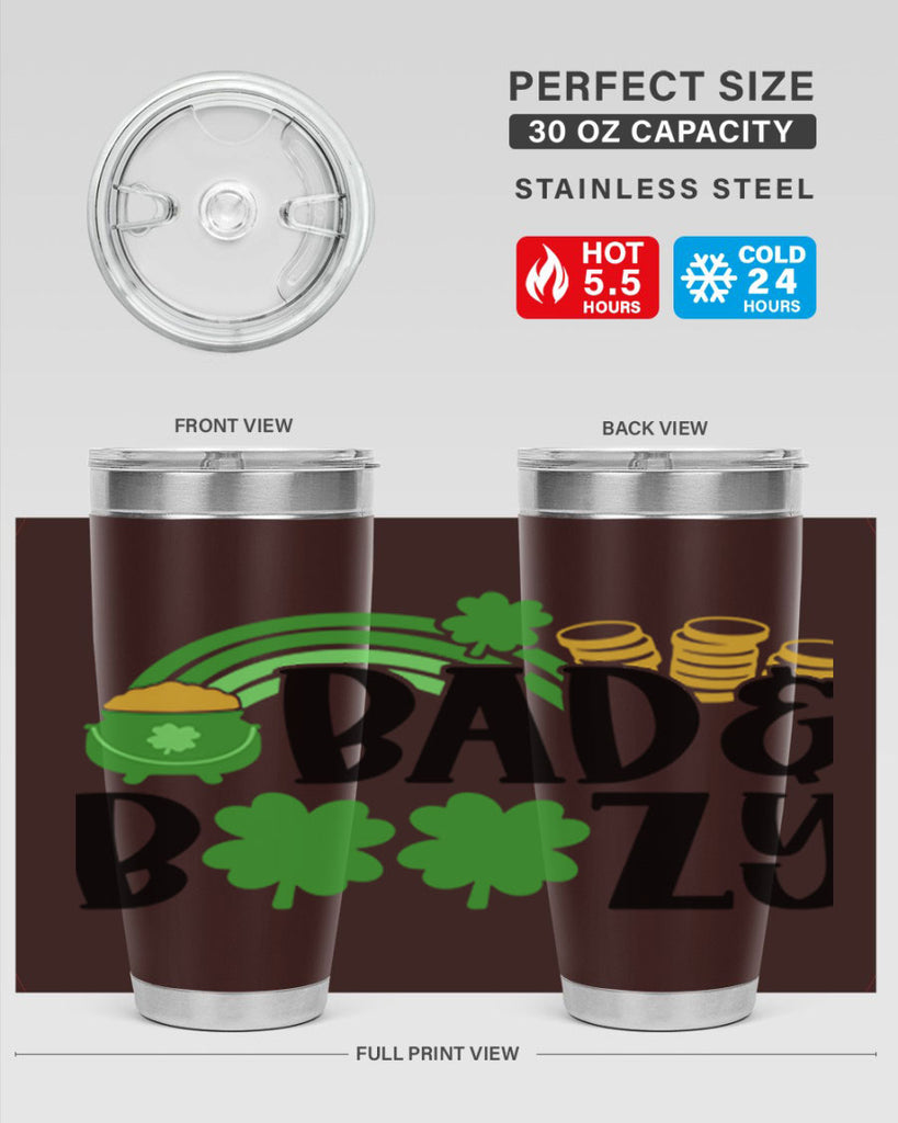 Bad Boozy Style 105#- St Patricks Day- Tumbler