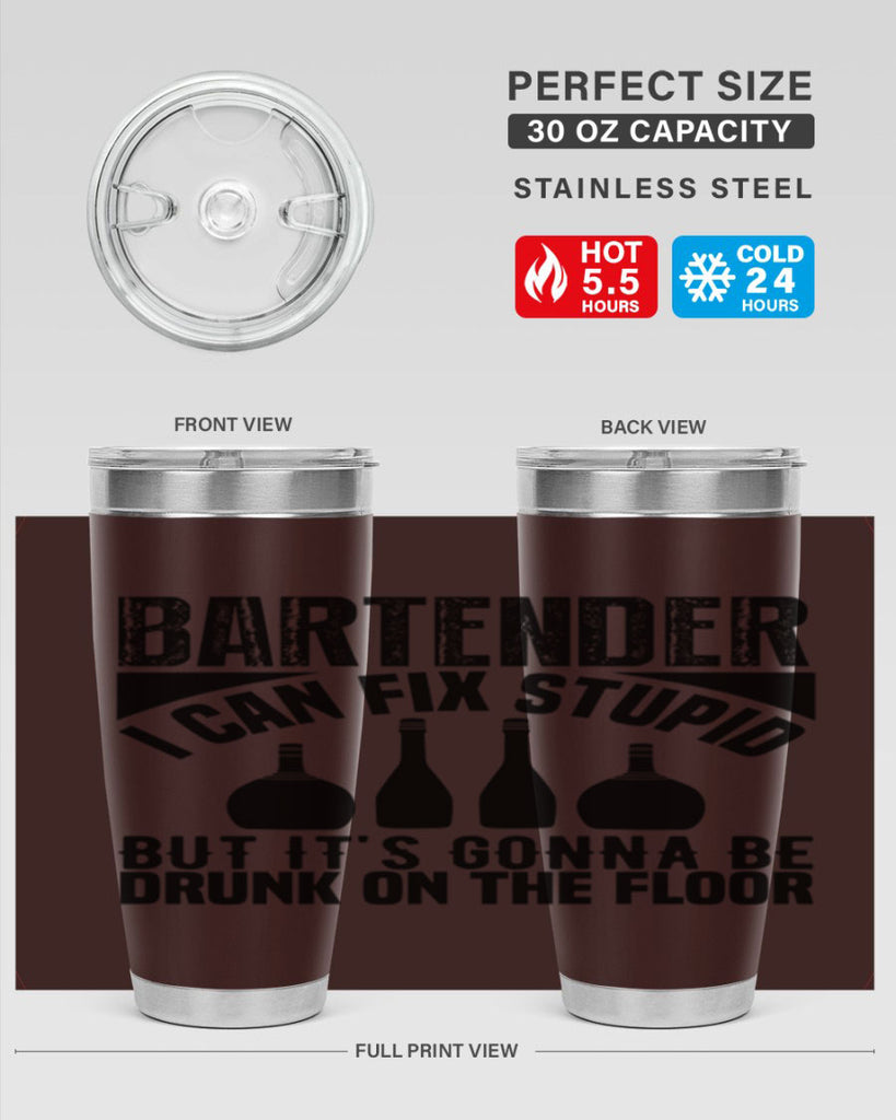 Bartender I can fix Style 9#- bartender- tumbler
