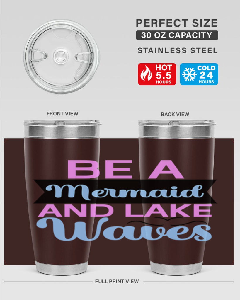 Be A Mermaid And Lake Waves 42#- mermaid- Tumbler