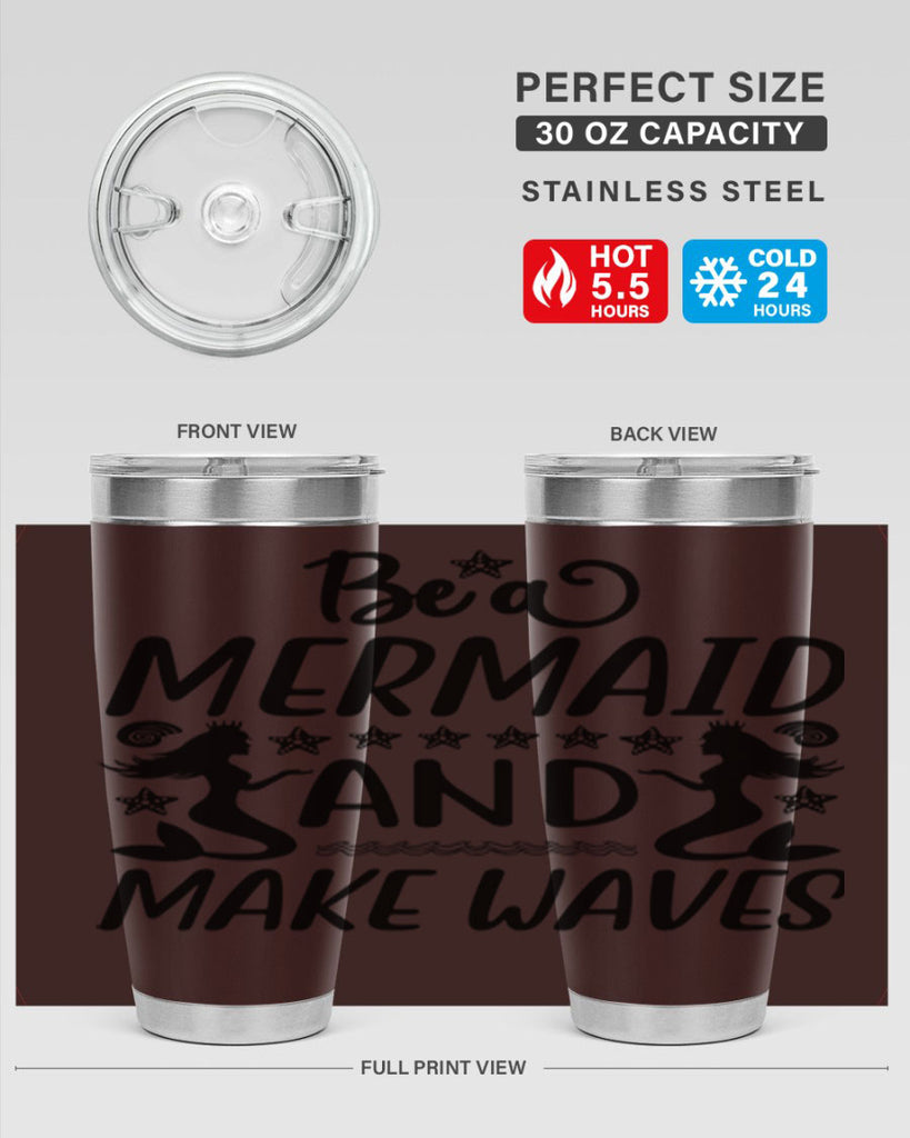 Be a MErmaid and make 55#- mermaid- Tumbler