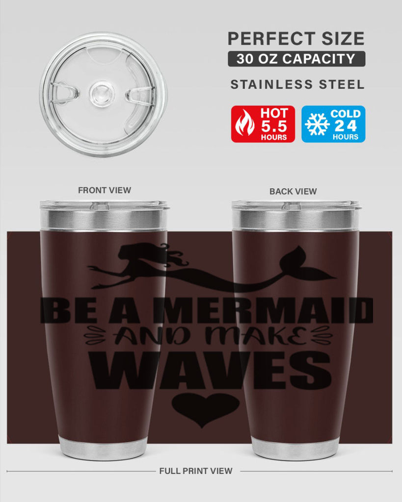 Be a Mermaid and make 53#- mermaid- Tumbler
