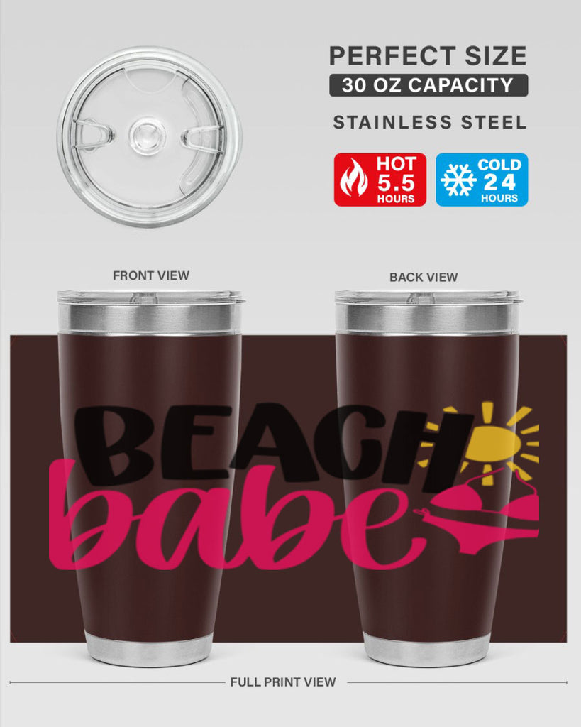 Beach Babe Style 52#- summer- Tumbler