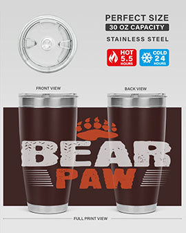 Bear paw 4#- Bears- Tumbler