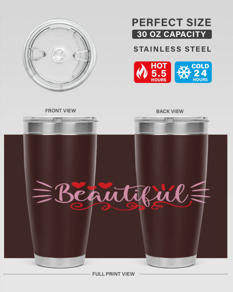 Beautiful Style 163#- make up- Tumbler