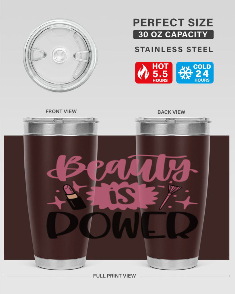 Beauty Is Power Style 135#- make up- Tumbler