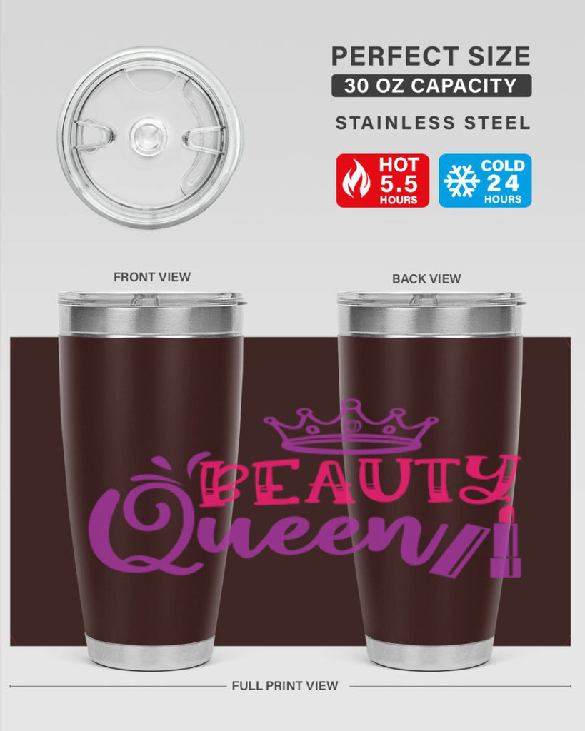 Beauty Queen Style 250#- make up- Tumbler