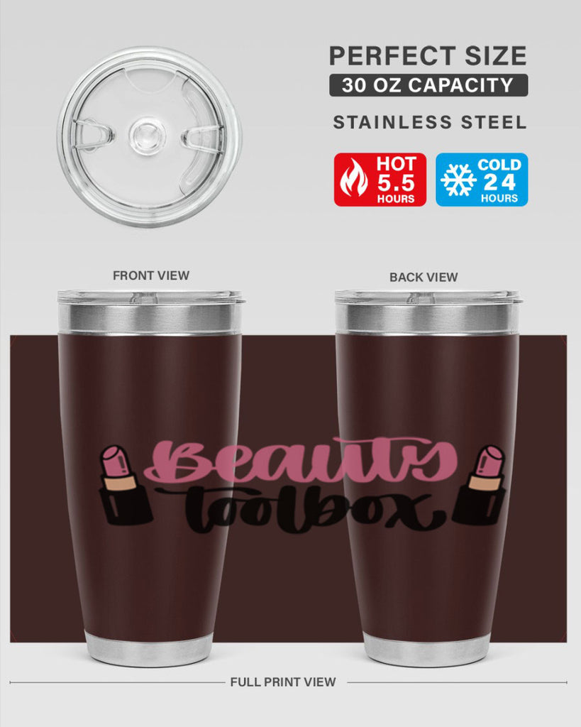 Beauty Toolbox Style 134#- make up- Tumbler