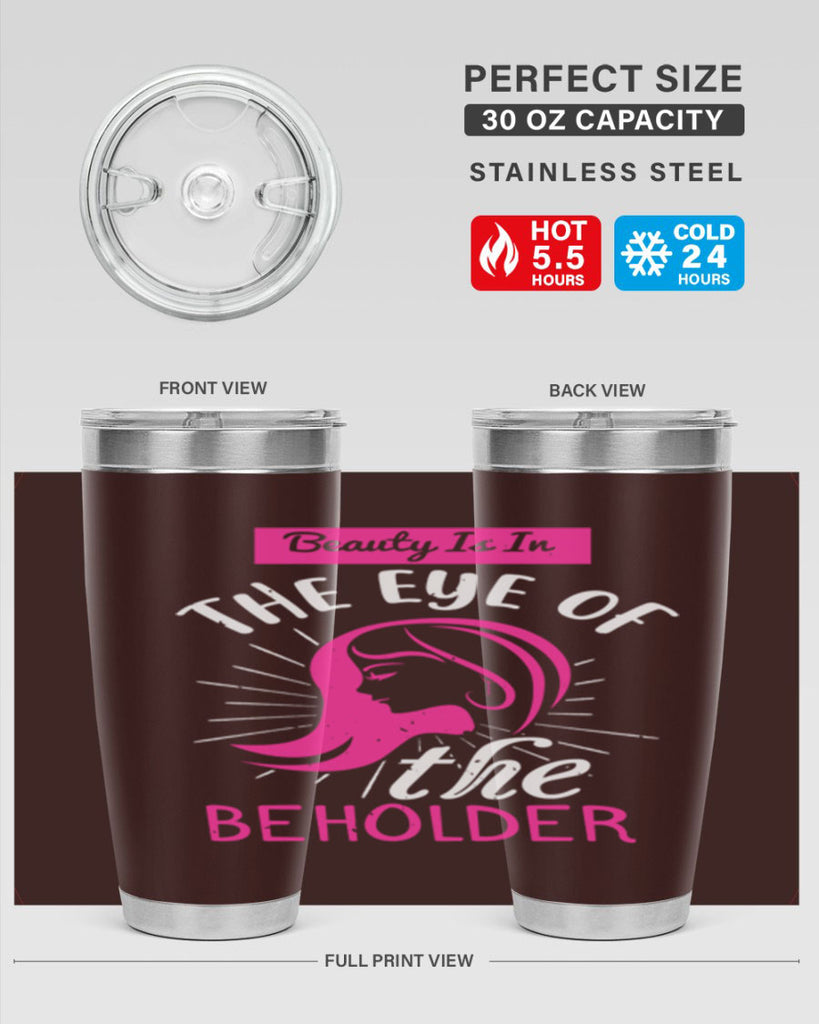 Beauty is in the eye of the beholder Style 169#- make up- Tumbler