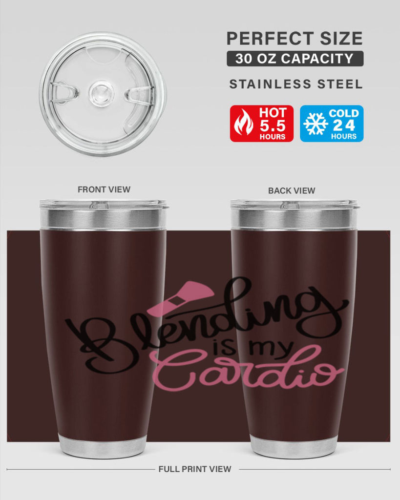 Blending is my Cardio Style 129#- make up- Tumbler