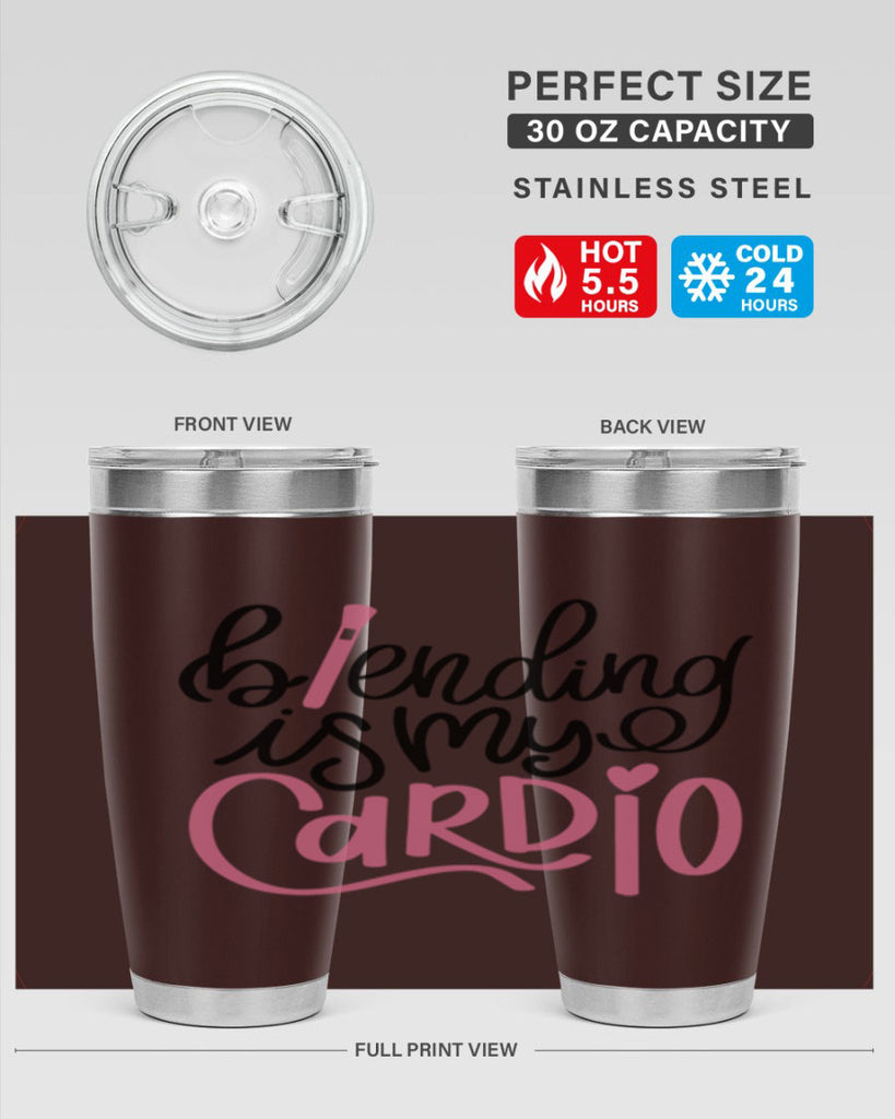 Blending is my Cardio Style 130#- make up- Tumbler