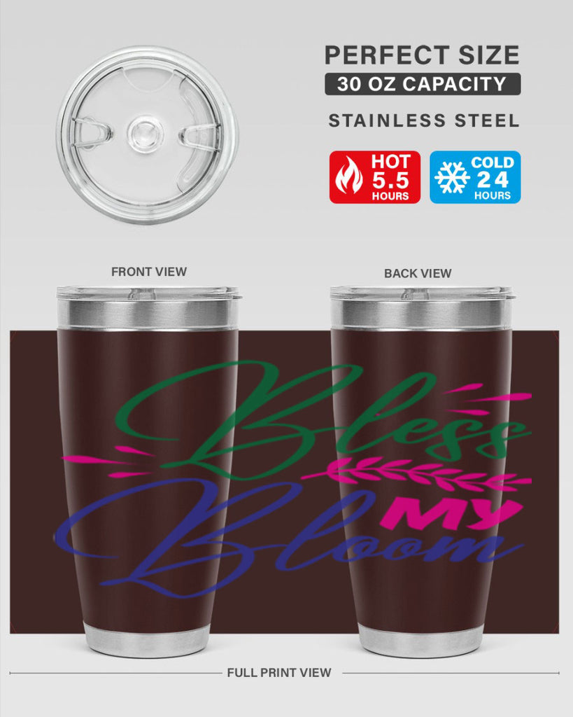 Bless My Bloom 37#- spring- Tumbler