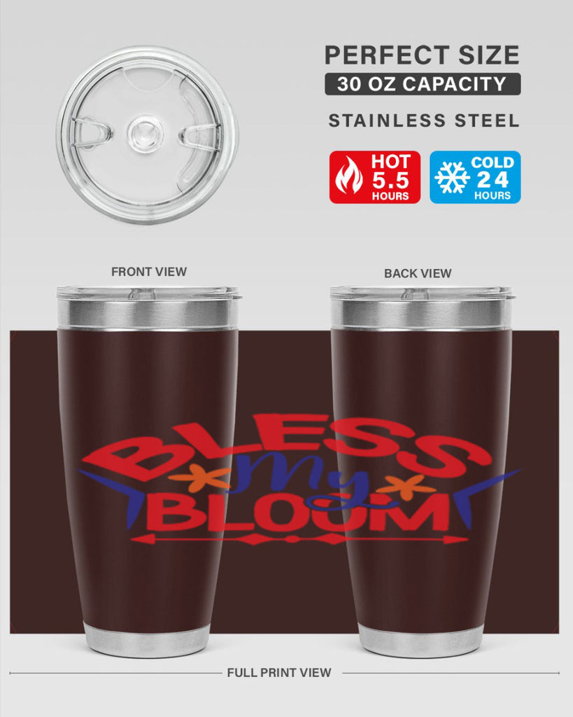 Bless My Bloom 38#- spring- Tumbler