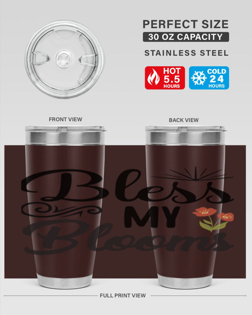 Bless My Blooms  66#- spring- Tumbler