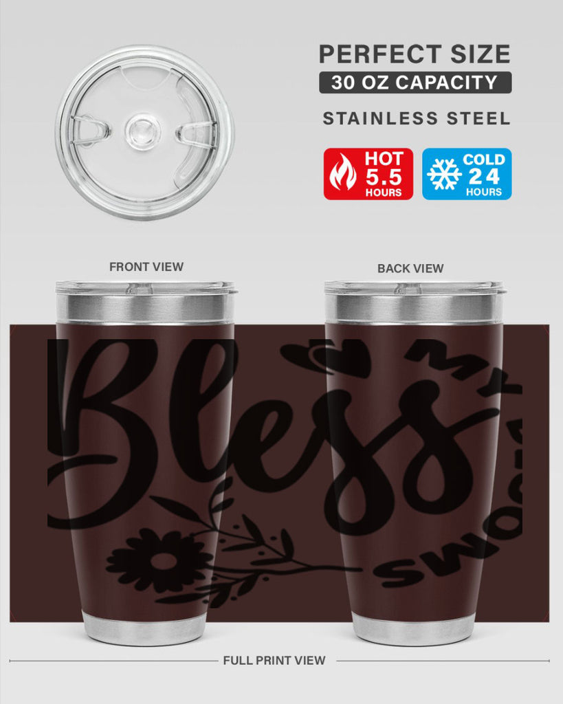 Bless My Blooms47#- spring- Tumbler