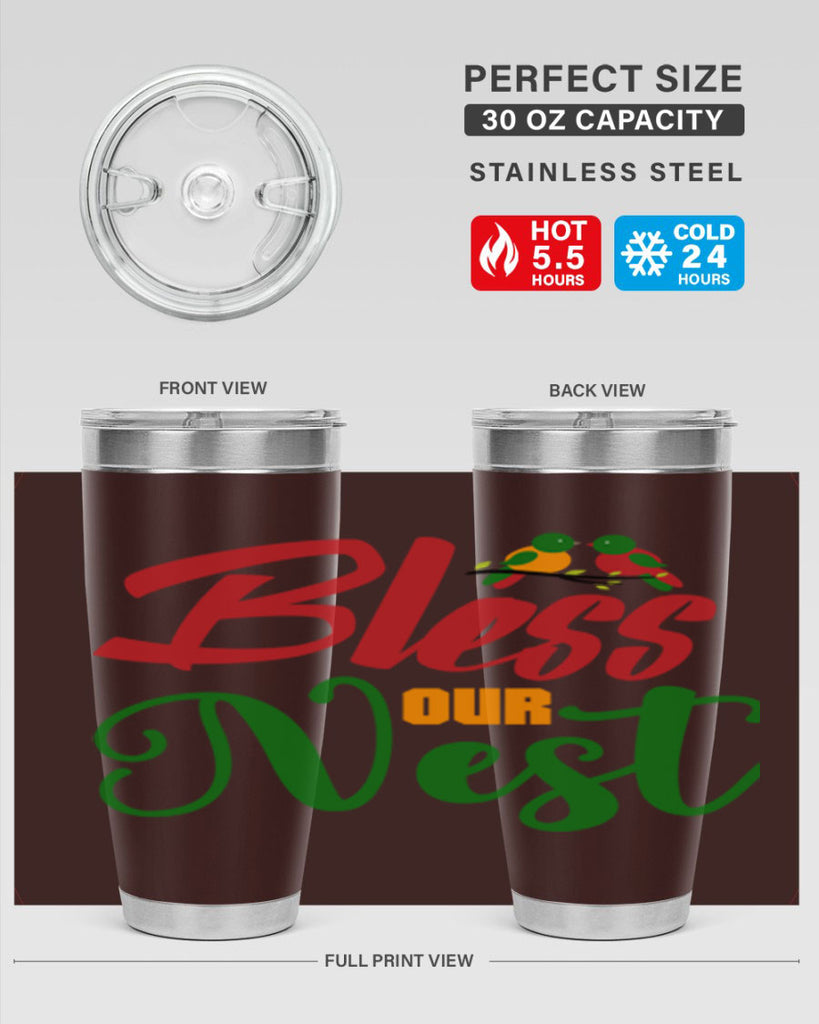Bless Our Nest 67#- spring- Tumbler