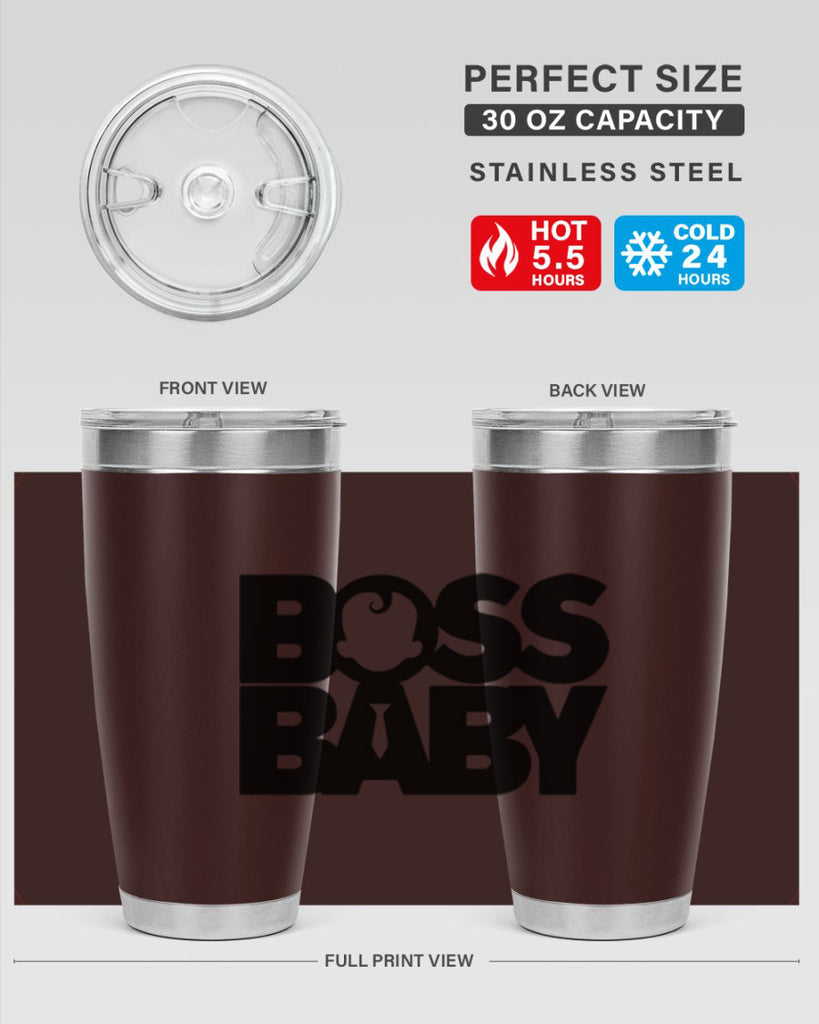 Boss Baby On Board 1#- black words phrases- Cotton Tank