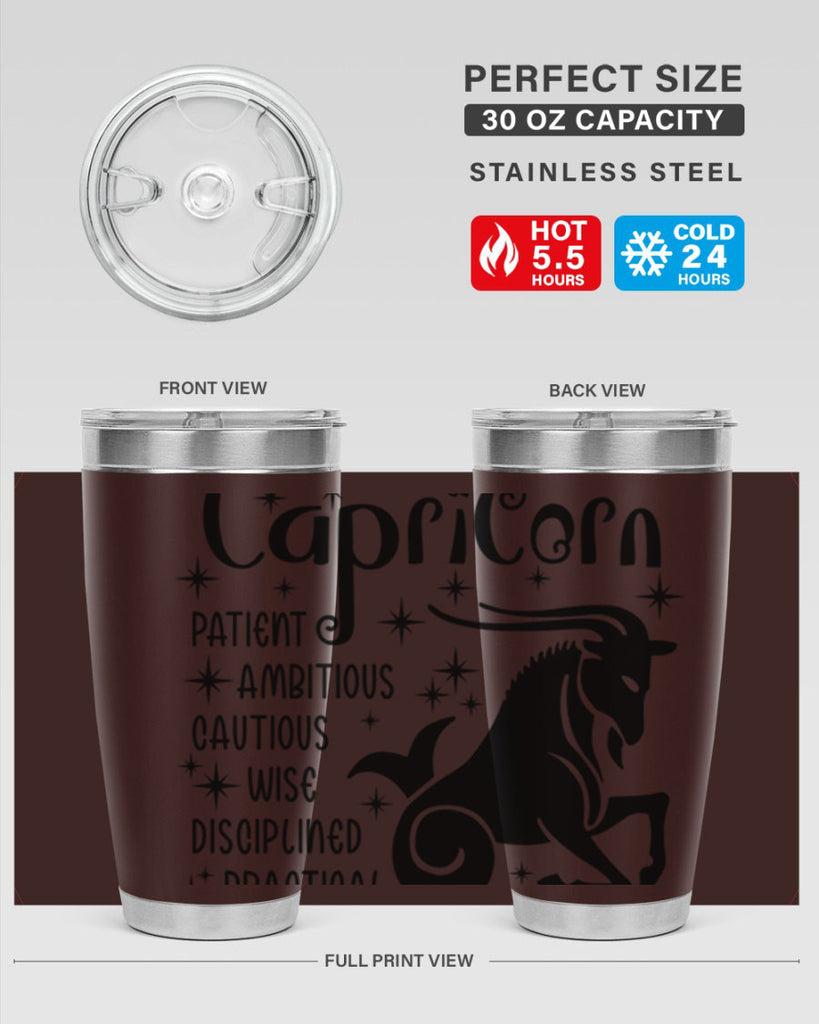 Capricorn 182#- zodiac- Tumbler