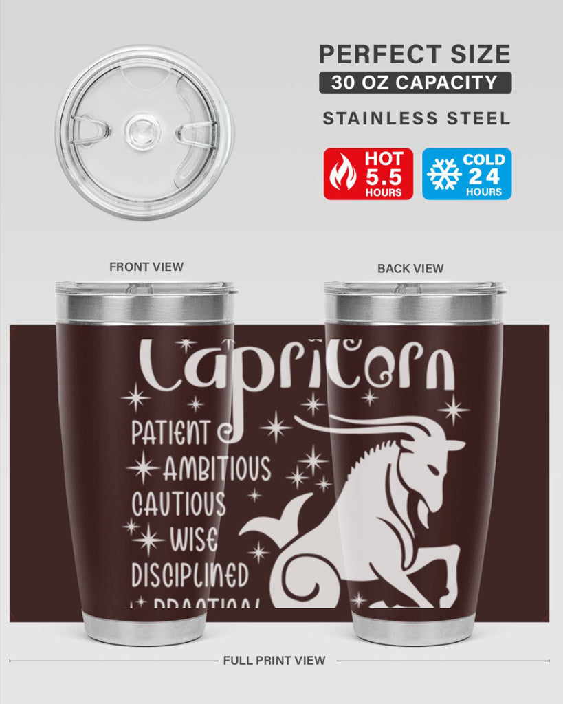 Capricorn 186#- zodiac- Tumbler