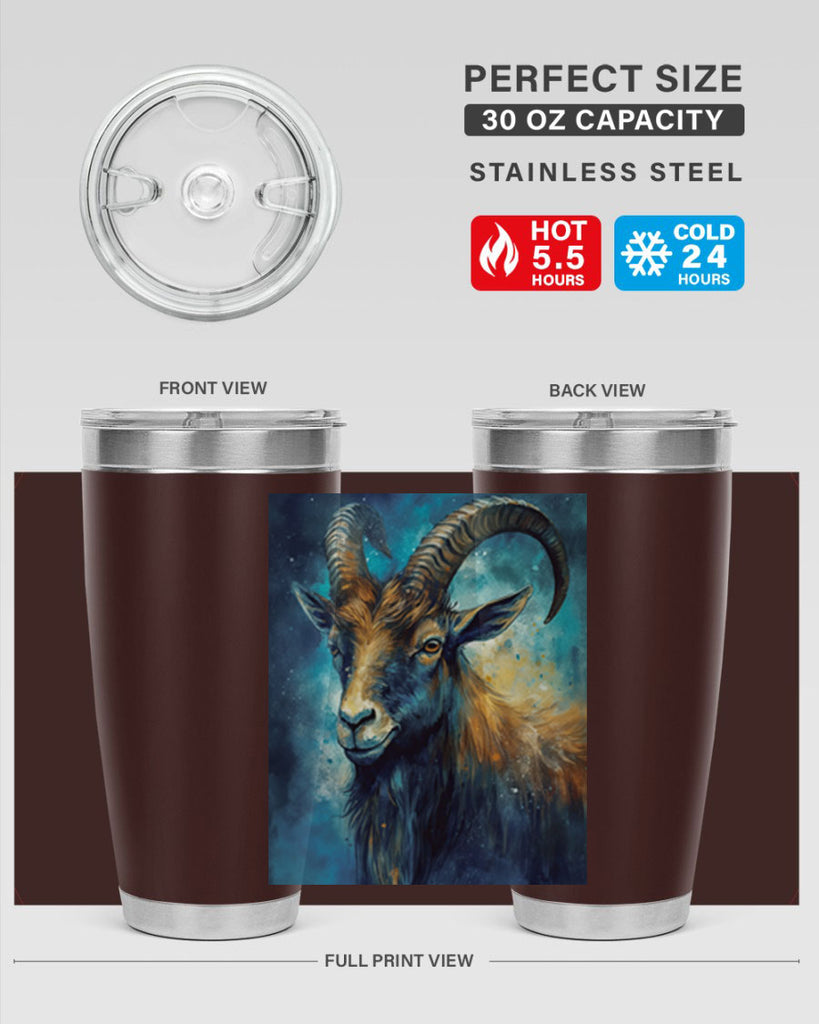 Capricorn 37#- zodiac- Tumbler