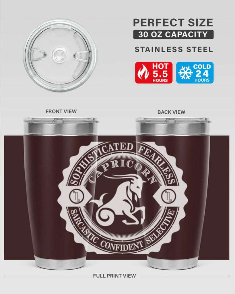 Capricorn 41#- zodiac- Tumbler