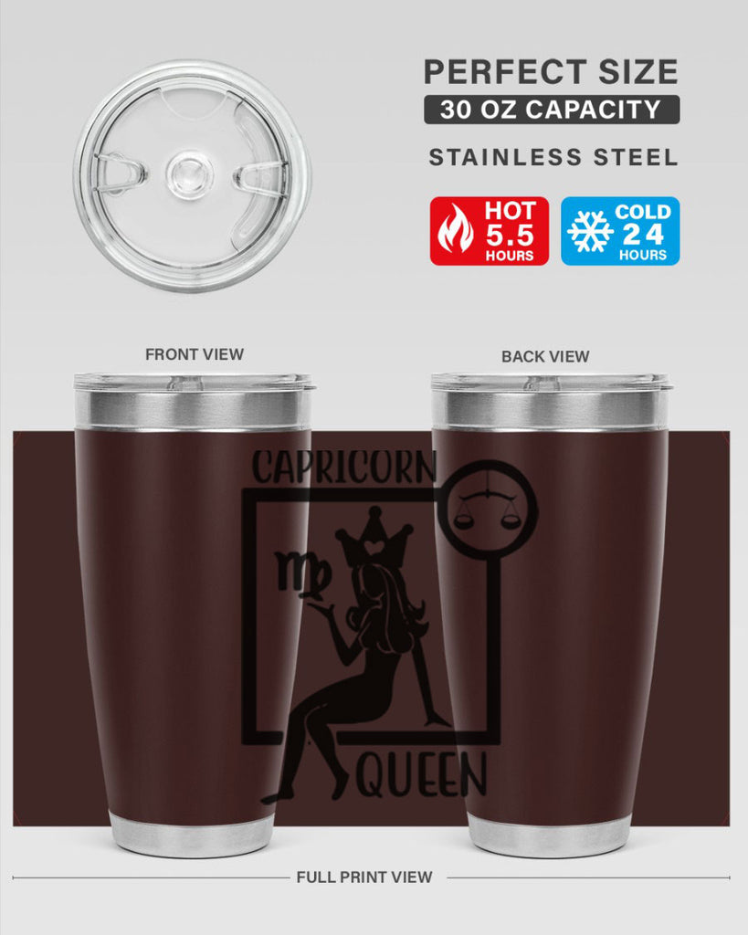 Capricorn queen 194#- zodiac- Tumbler