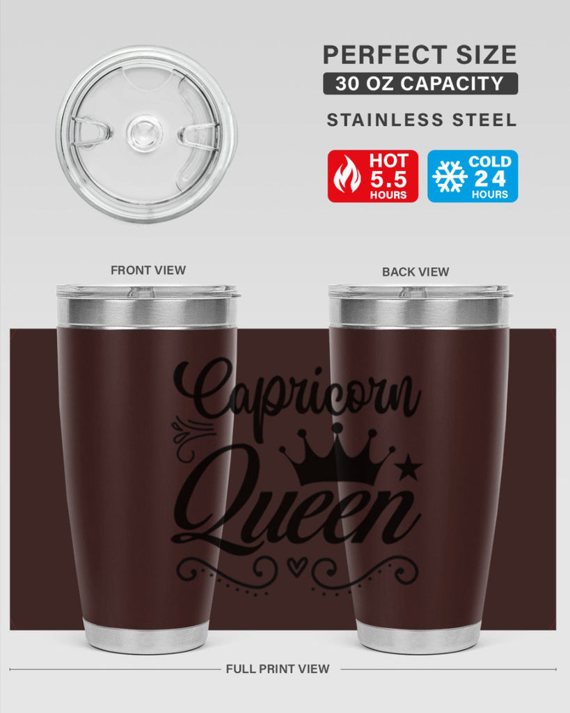 Capricorn queen 196#- zodiac- Tumbler
