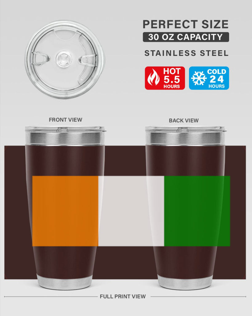 Cote dIvoire 156#- world flags- Tumbler