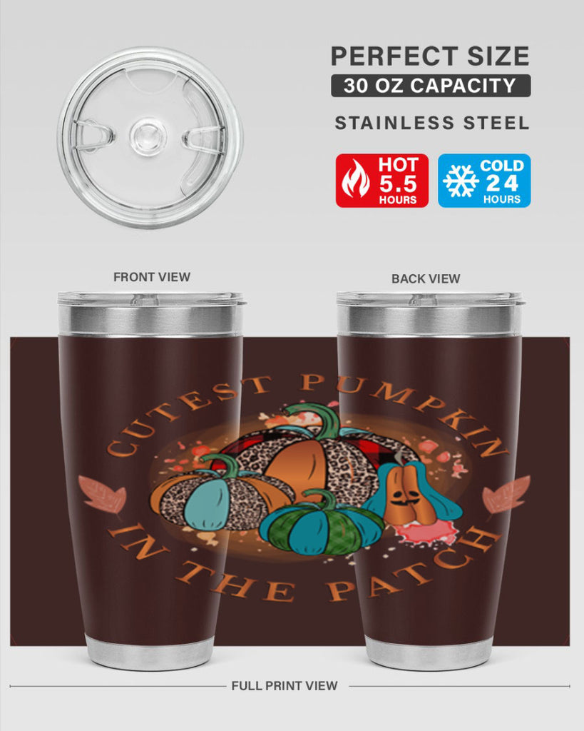 Cutest Pumpkin in the Patch 65#- fall- Tumbler