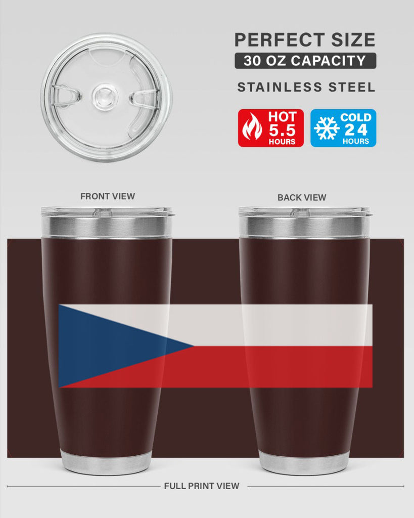 Czechia 152#- world flags- Tumbler