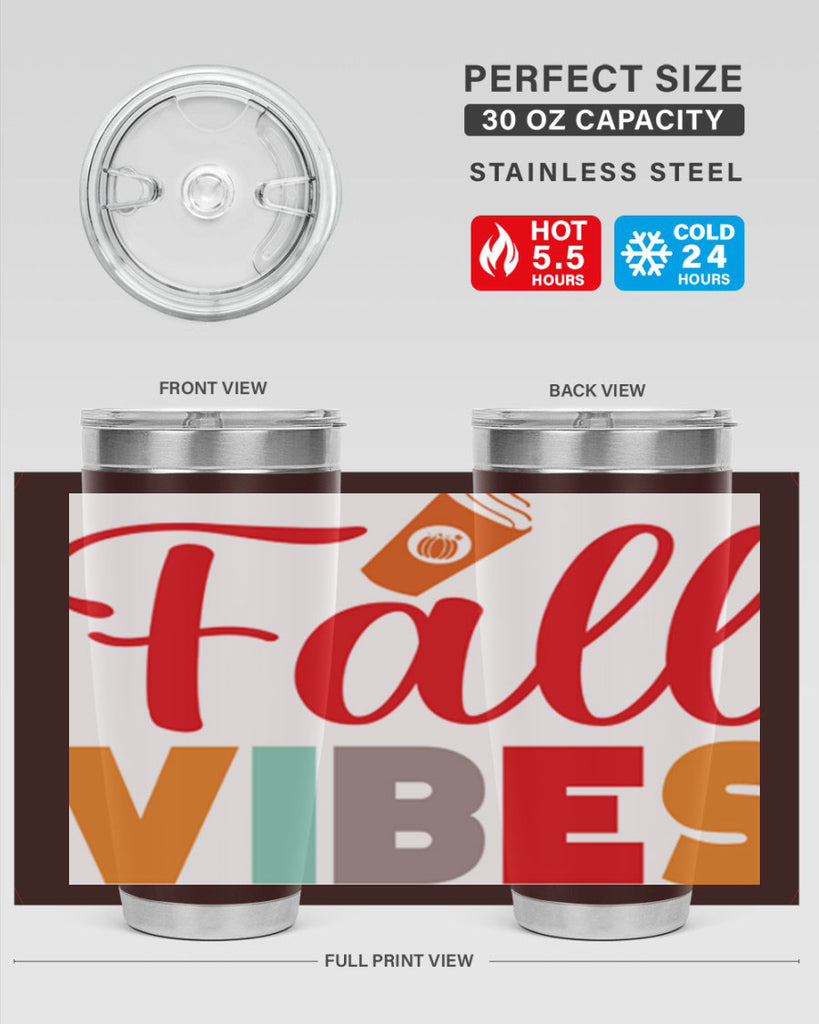 FallVibesdesign 166#- fall- Tumbler
