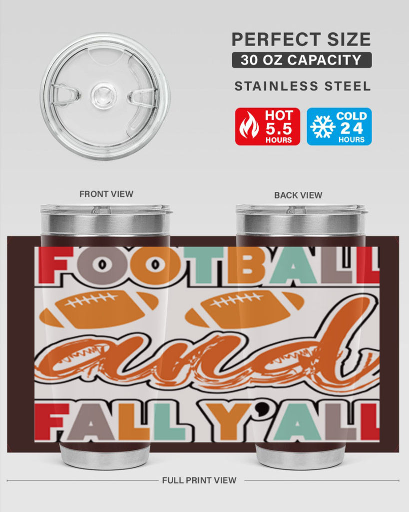 FootballandFallYall 186#- fall- Tumbler