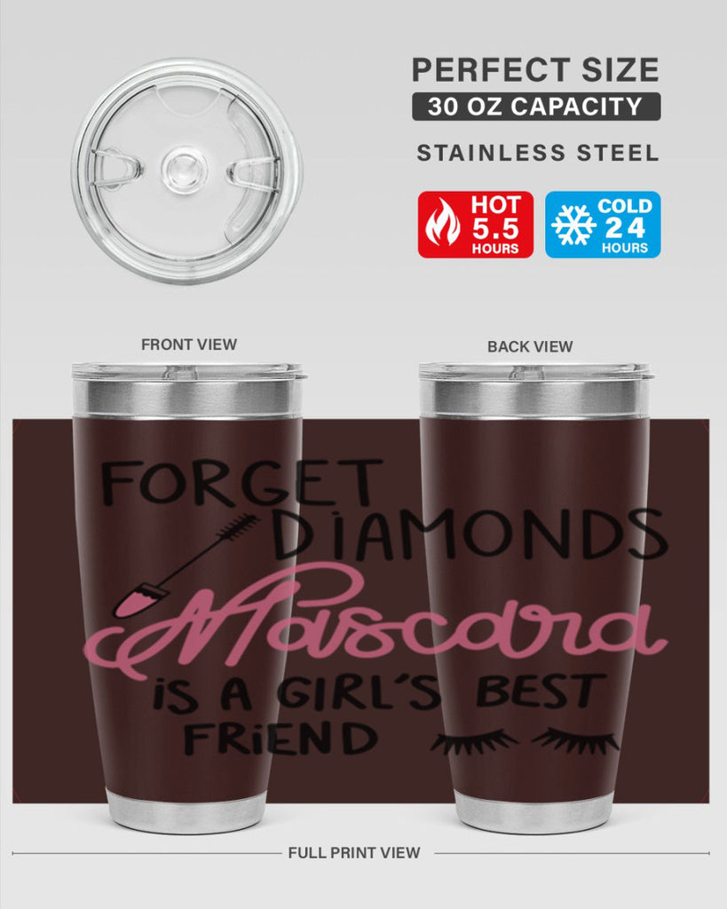Forget Diamonds Mascara is a Girls Best Friend Style 100#- make up- Tumbler