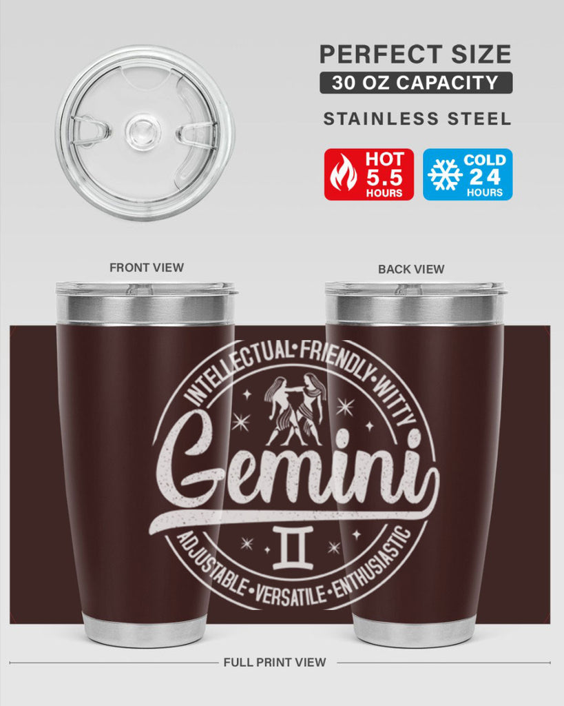 Gemini 226#- zodiac- Tumbler