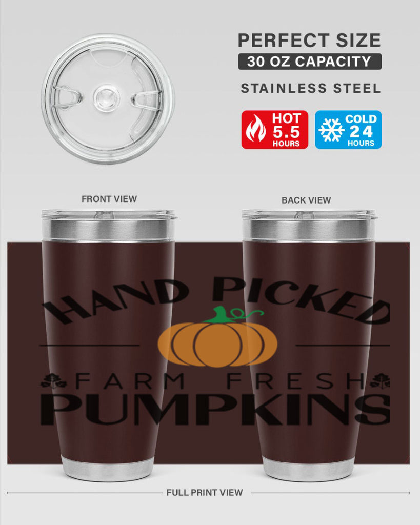 Hand Picked Farm Fresh Pumpkins 215#- fall- Tumbler