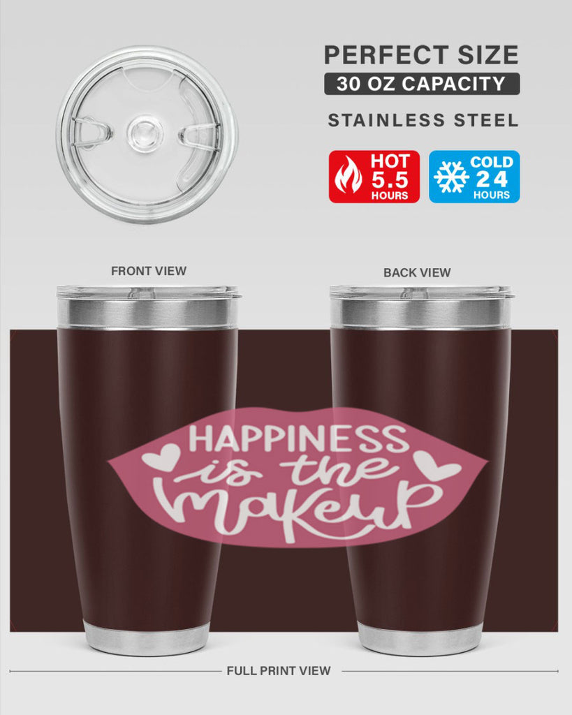 Happiness is the Makeup Style 92#- make up- Tumbler