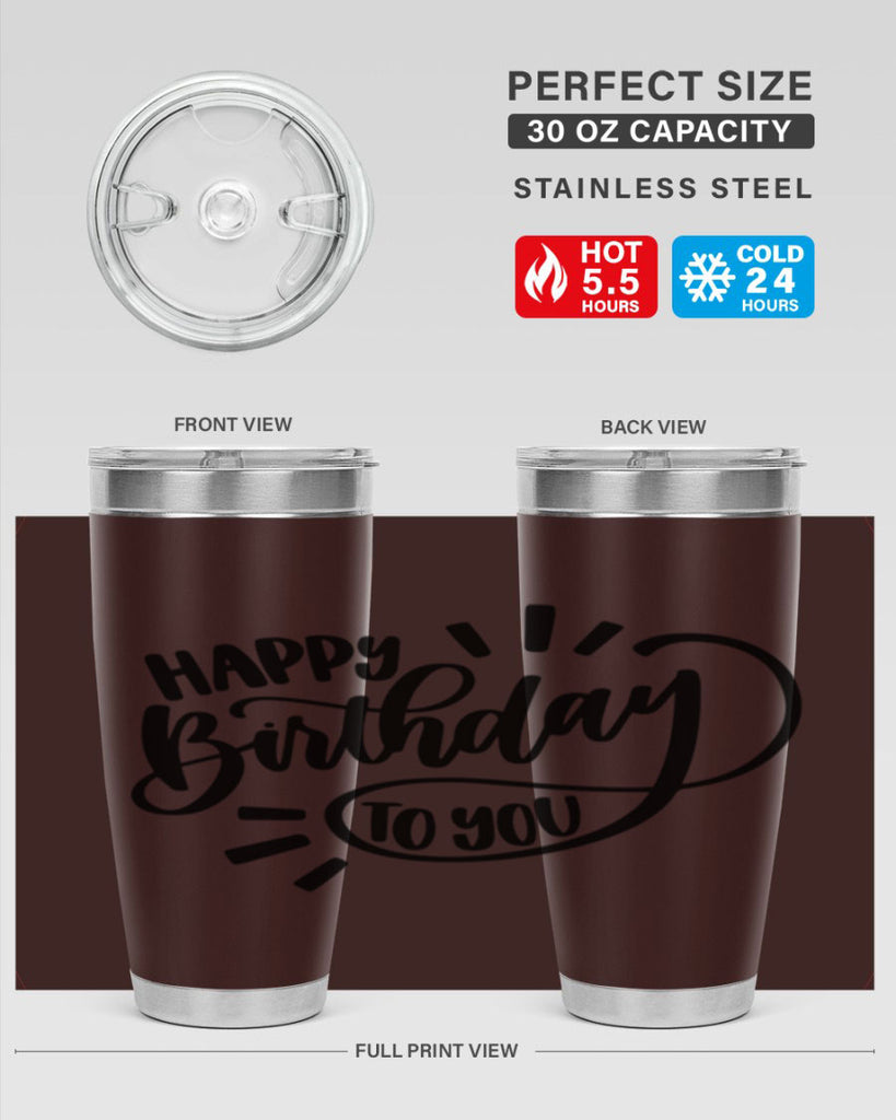 Happy Birthday To You Style 4#- birthday- tumbler