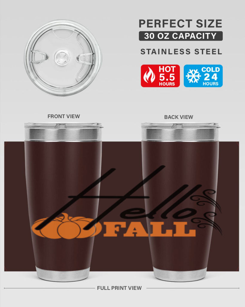 Hello Fall 281#- fall- Tumbler