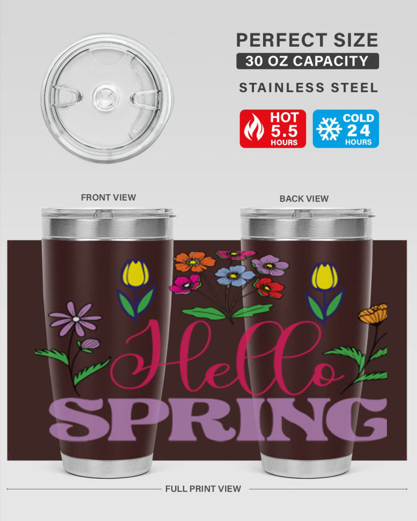 Hello Spring  233#- spring- Tumbler