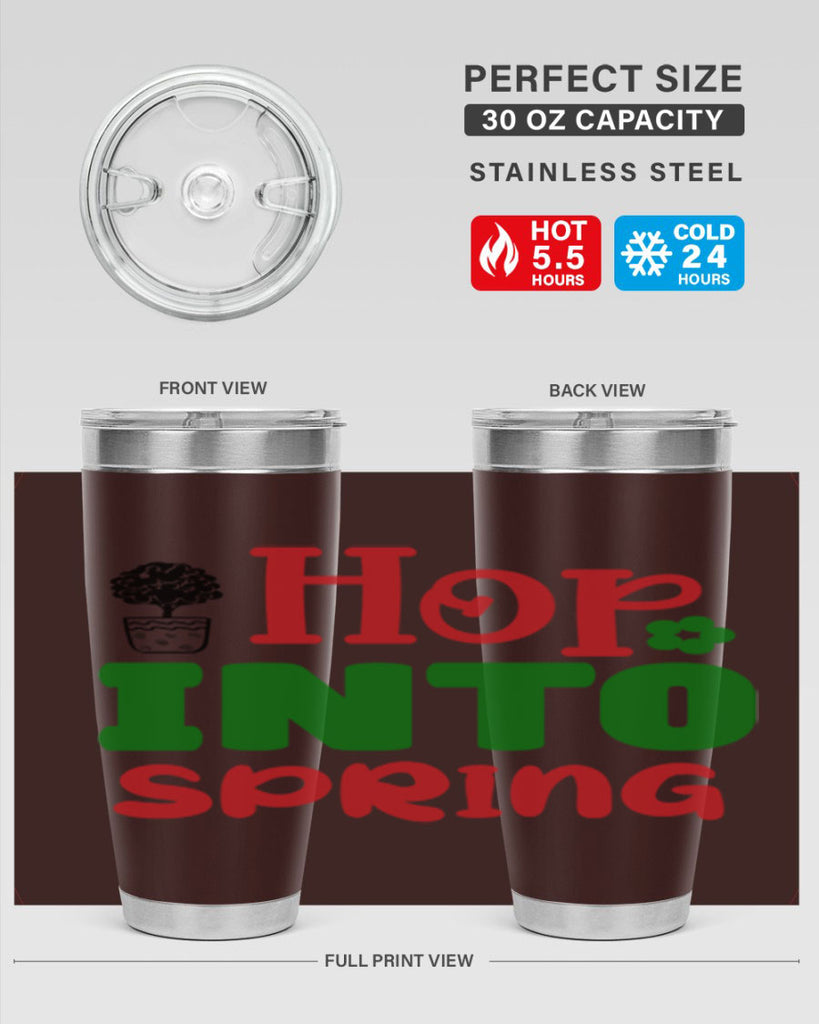 Hop into Spring 251#- spring- Tumbler