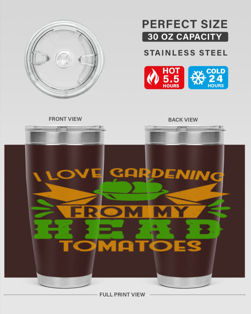 I love gardening from my head tomatoes 54#- farming and gardening- Tumbler