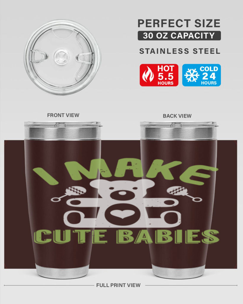 I make cute babies Style 218#- baby- tumbler