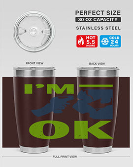 Im ok Style 30#- corona virus- Tumbler
