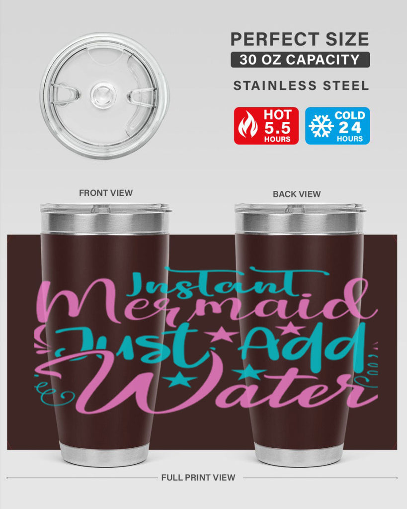 Instant Mermaid Just Add Water 271#- mermaid- Tumbler
