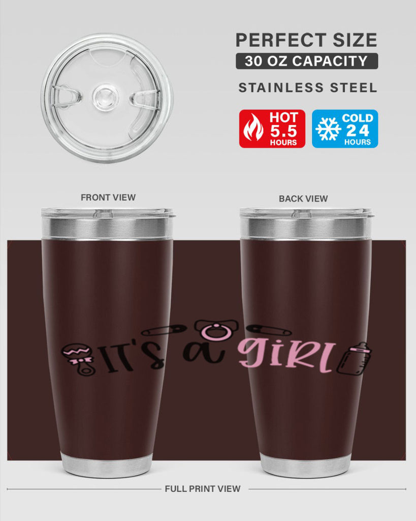 Its A Girl Style 78#- baby- tumbler