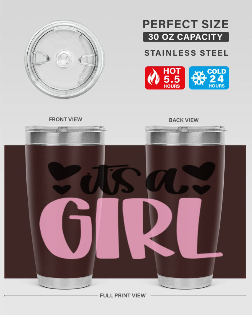 Its A Girl Style 79#- baby- tumbler