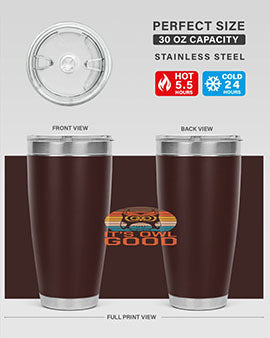 Its Owl Good Retro Owl A TurtleRabbit 10#- owl- Tumblers